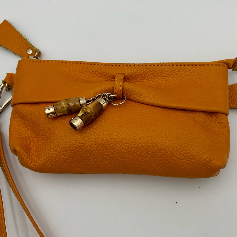 Unbranded Leather Wristlet, Removable Strap